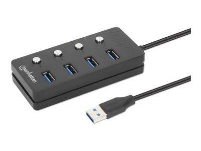 Manhattan - Hub - 4 x USB 3.2 Gen 1 - Desktop