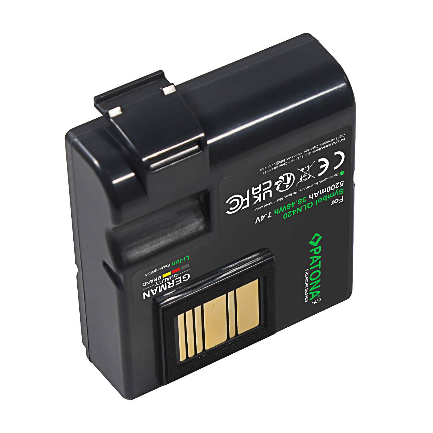 PATONA Premium Akku für Zebra QLN420 P1040687 – 7,4V 5200mAh