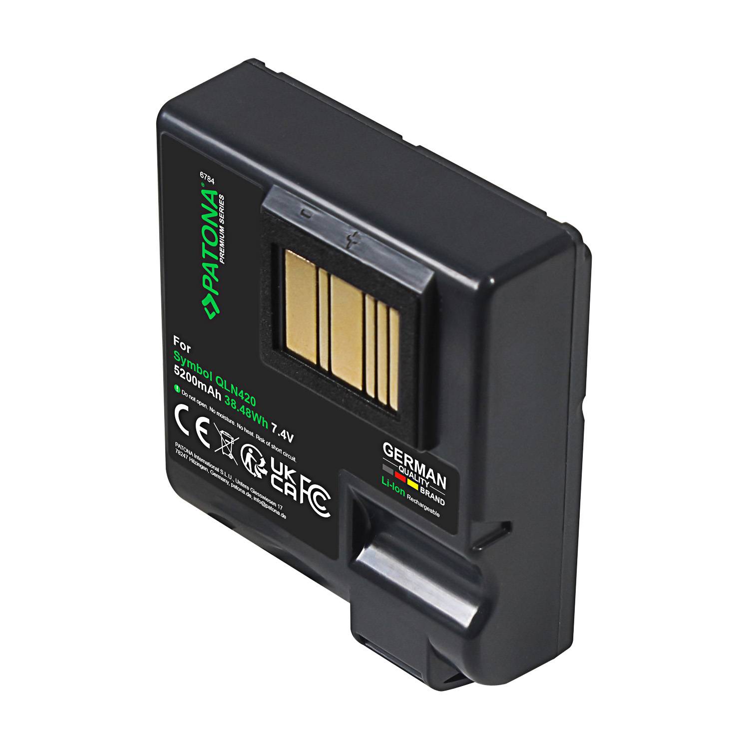 PATONA Premium Akku für Zebra QLN420 P1040687 – 7,4V 5200mAh