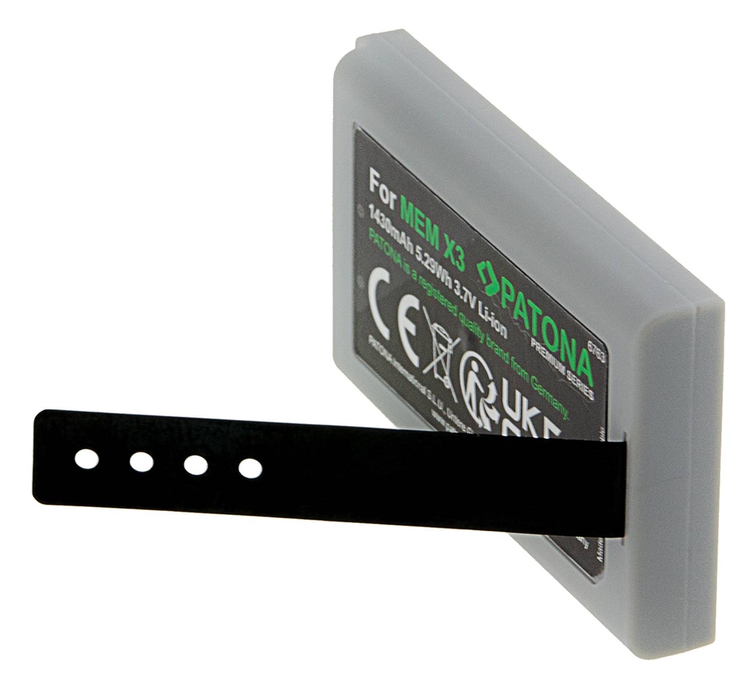 PATONA Premium Akku für Datalogic CVR2 Memor X3 11300794 3H21-00000370 94ACC0083 94ACC1368 BP08-000600
