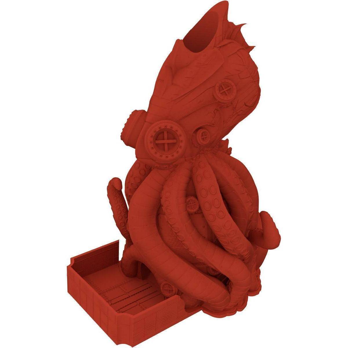 FH4813 - Fates End Dice Tower: Octopunk, kirschrot