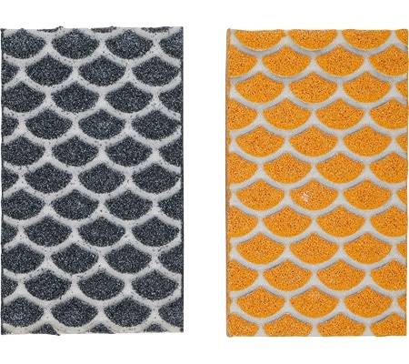 BGS TECHNIC Schleifschwamm-Satz, 80811, K60/K80, 2-teilig