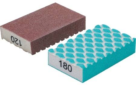 BGS TECHNIC Schleifschwamm-Satz, 80812, K120/K180, 2-teilig