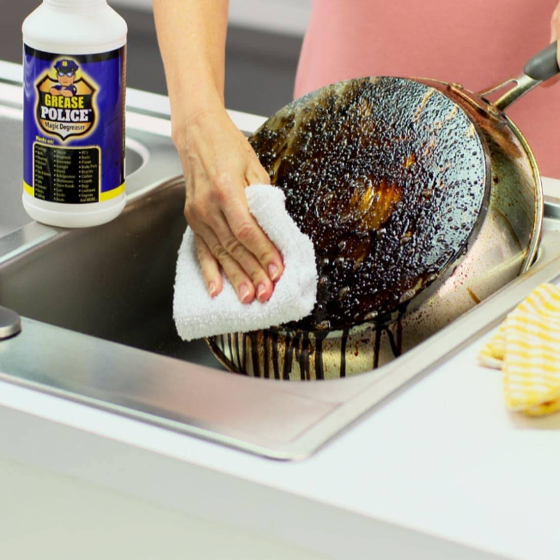 Grease Police - Doppelpack - kraftvoller Fettreiniger - Fettlöser für Küche, Herd, Backofen, Grill - Küchenreiniger - Intensivreiniger