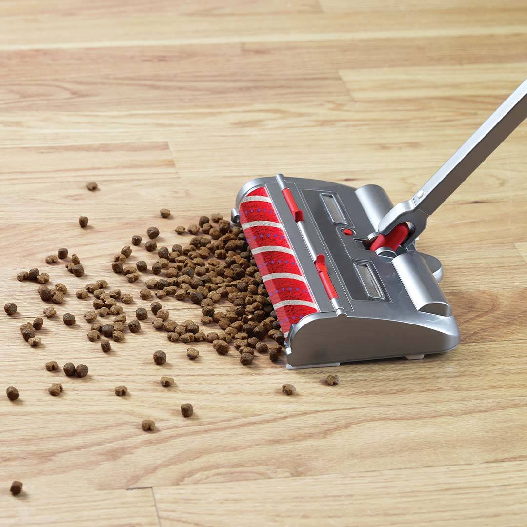 Livington Voom Kabelloser Turbo-Akku-Besen - elektrischer Besen für alle Bodenarten -Selbstreinigende Anti-Clog-Bürstenrolle - Kehrbesen - schnelle