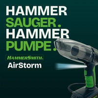 Hammersmith AirStorm - Kabelloser Handstaubsauger & Luftkompressor mit SOS-Licht & umfangreichem Zubehör - Autoreifen aufpumpen - Kontrolle des Hammersmith AirStorm - Kabelloser Handstaubsauger & Luftkompressor mit SOS-Licht & umfangreichem Zubehör - Autoreifen aufpumpen - Kontrolle des