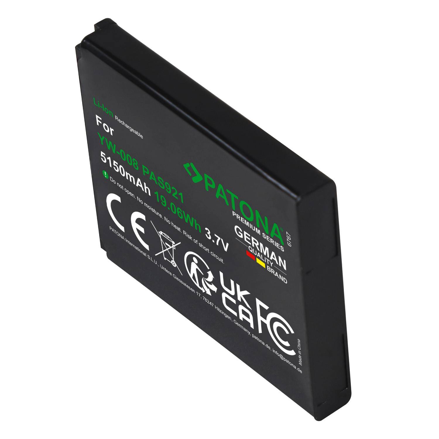 PATONA Premium Akku für PAX A920 Pro YW008 – 5150mAh