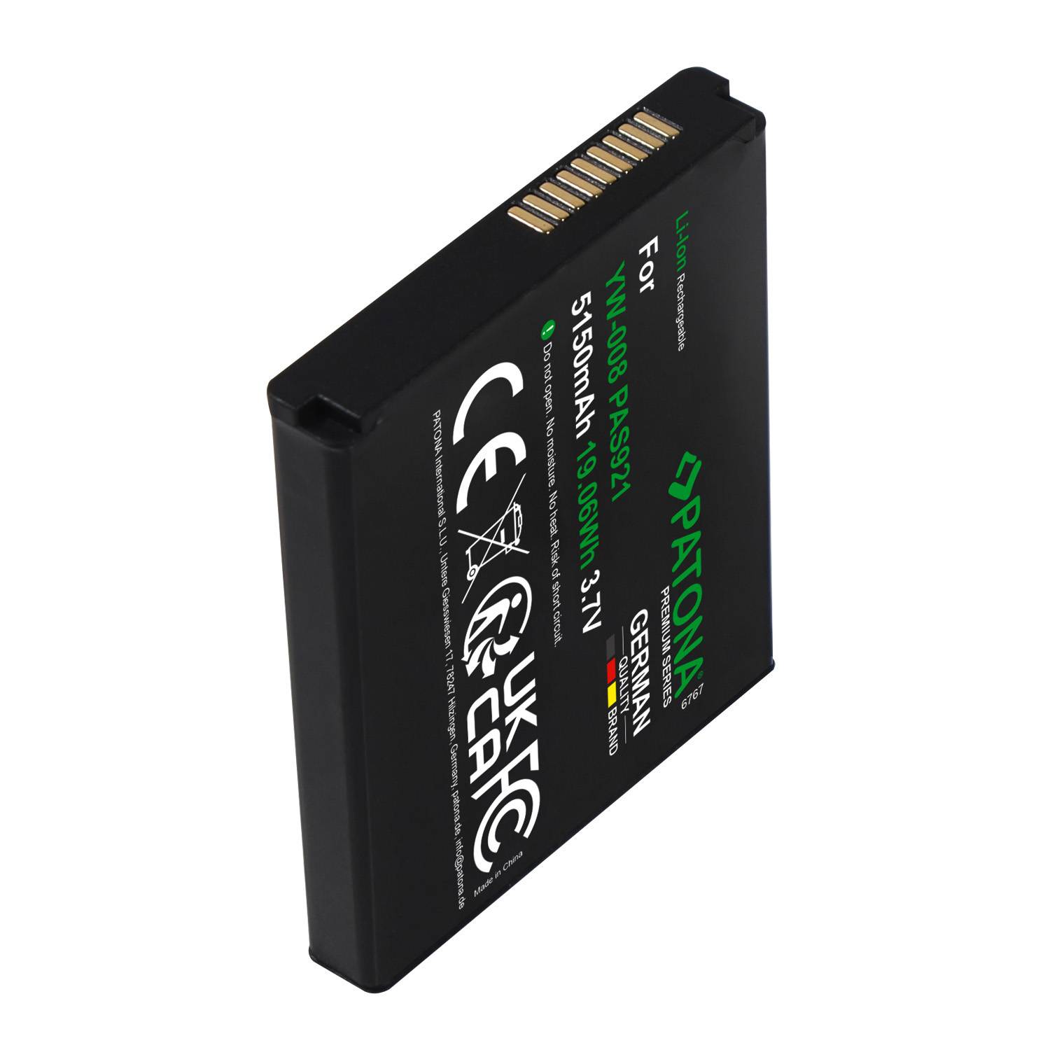 PATONA Premium Akku für PAX A920 Pro YW008 – 5150mAh