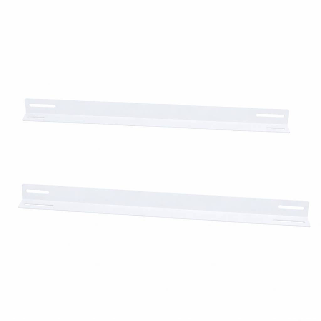 Danicom - 19” Rackschienen für 600mm tiefe Wandschränke - weiß