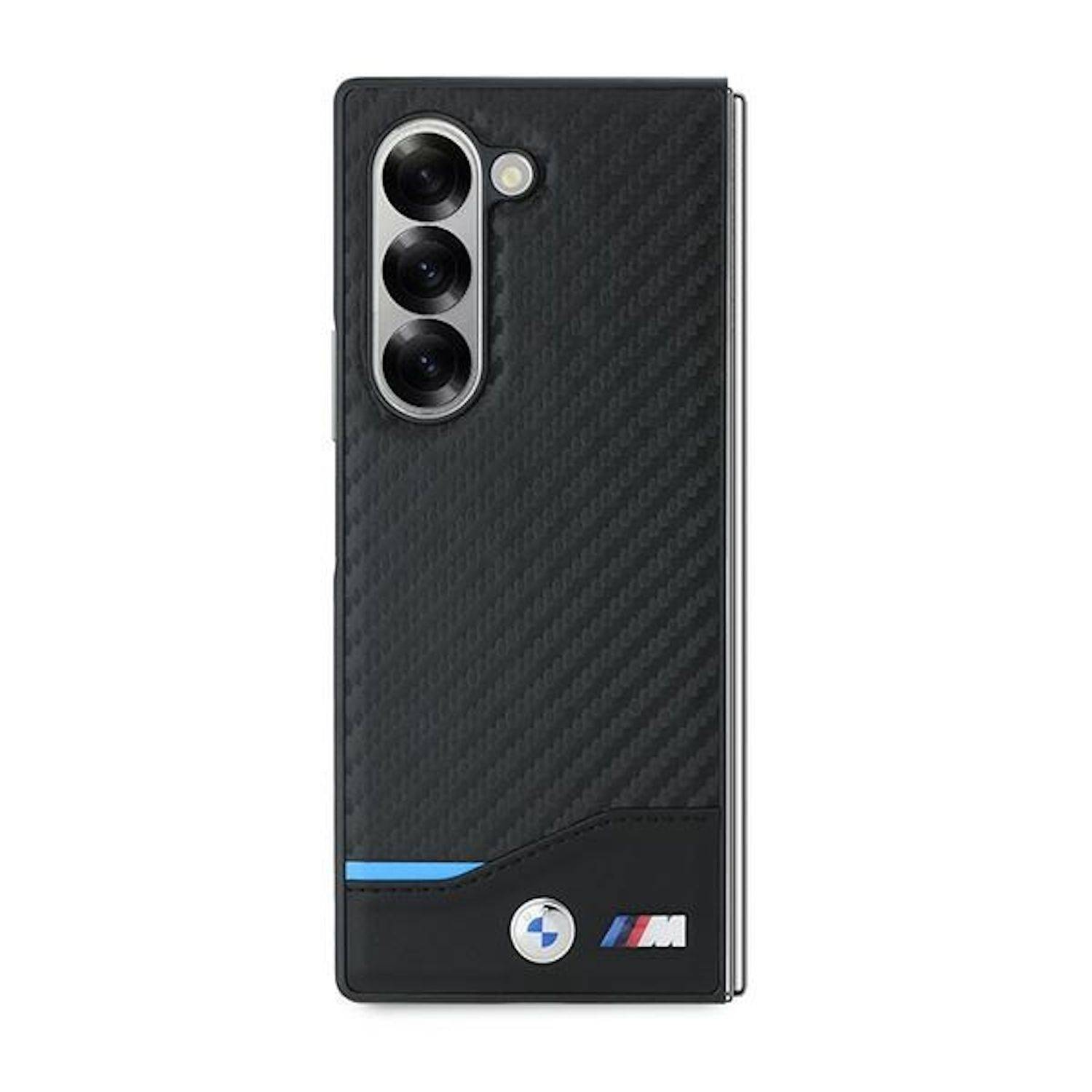 BMW Samsung Galaxy Z Fold6 Hardcase Carbon Design MagSafe Cover Hülle Schwarz