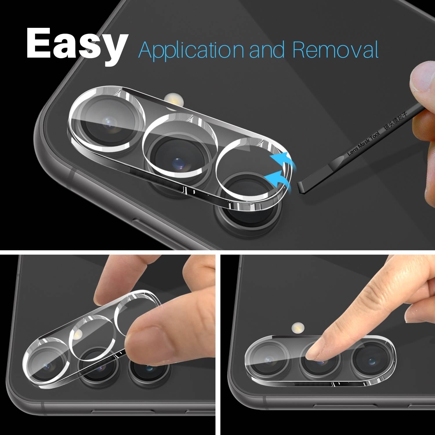 Für Samsung Galaxy S23 FE Schutz Hart Glas 9H Kamera Komplettschutz Transparent