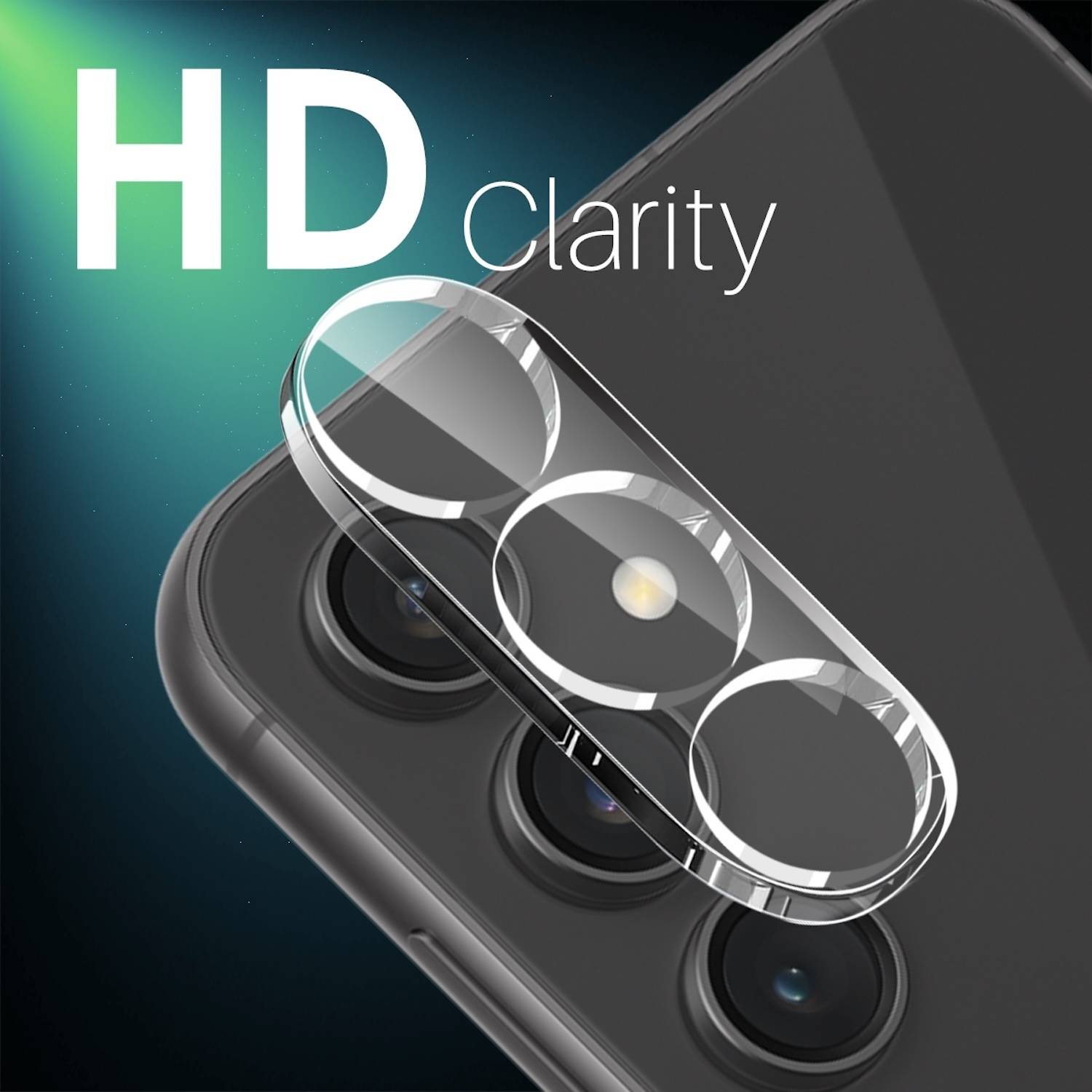 Für Samsung Galaxy S23 FE Schutz Hart Glas 9H Kamera Komplettschutz Transparent