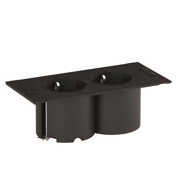 Bachmann DUE 2xSchuko Strom 2,0m 929.000 AEH Install.Baumaterial Schaltermat/Geb.Steu