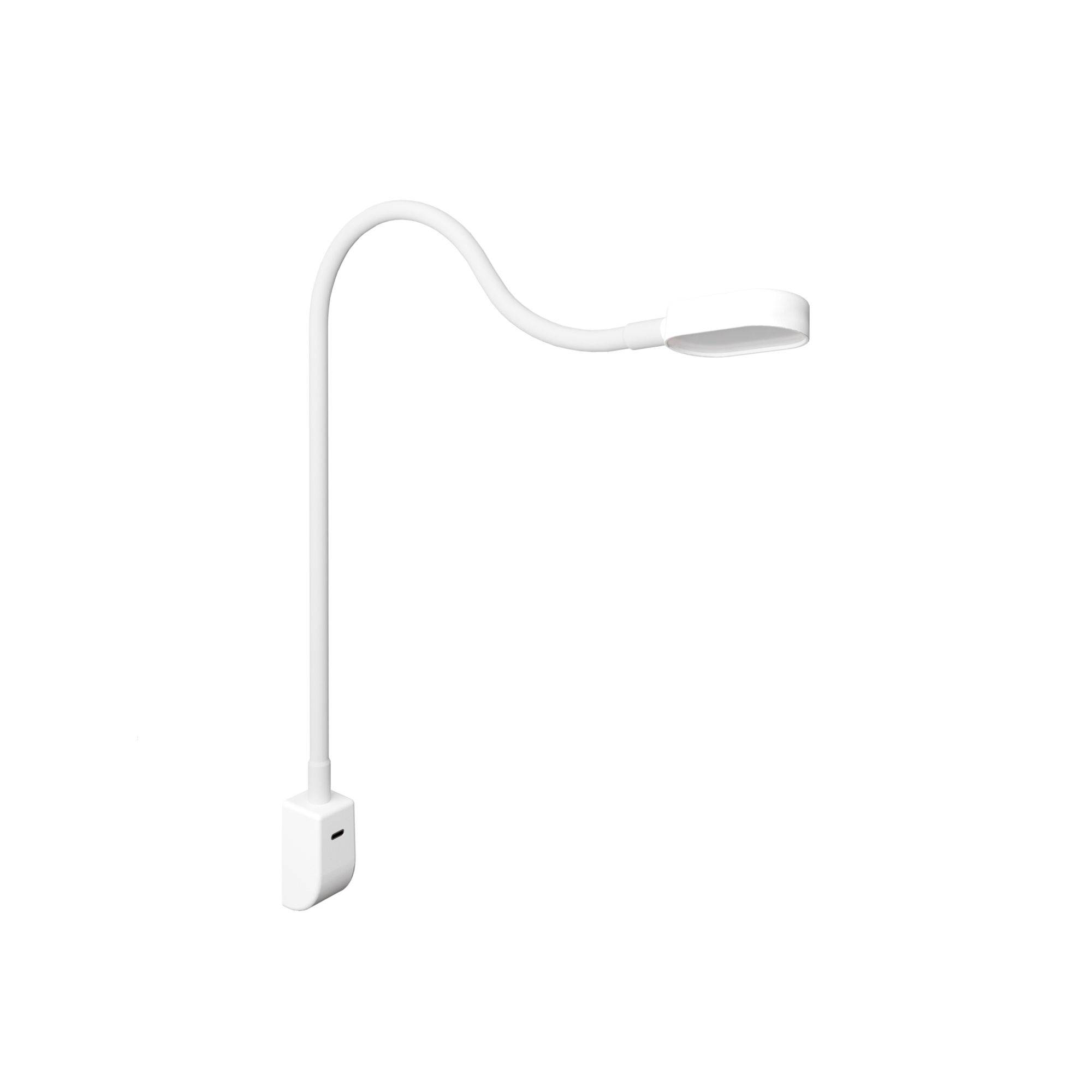 kalb | Ilios LED-Bettleuchte / Leseleuchte mit USB-C, Wand- und Winkelmontage, Flexibler Arm, dimmbar, warmweiß 3000k
