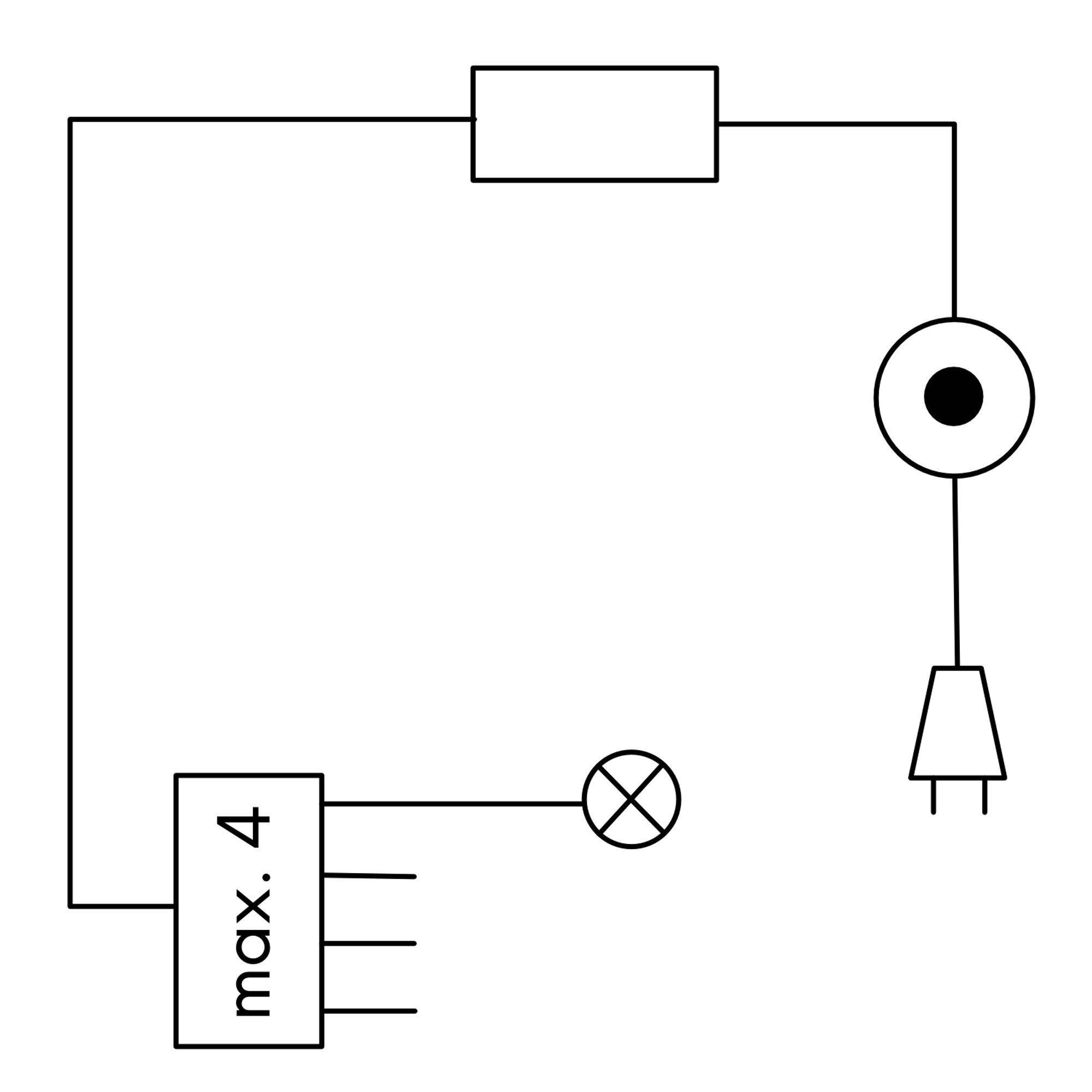 kalb | Runde LED Aufbauleuchten Schrankbeleuchtung 1-6er SET inkl. Netzteil mit/ohne Fußschalter