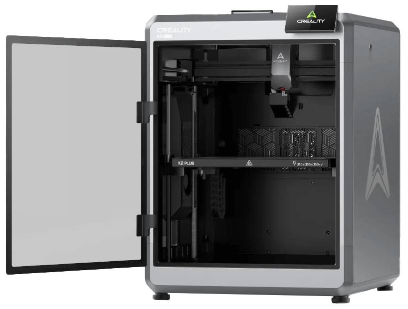Creality K2 Plus FDM 3D-Drucker, 350x350x350mm Bauraum, 600mm/s, AI-Kameras, beheizte Kamm