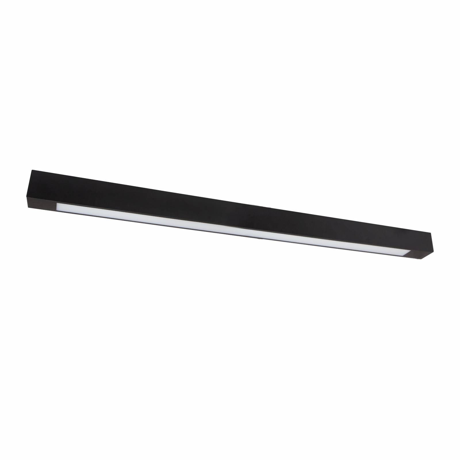 Spectrum LED ALLDAY Deckenleuchte 125cm IP20 schwarz für 1 x T8 LED Röhre G13 120 cm