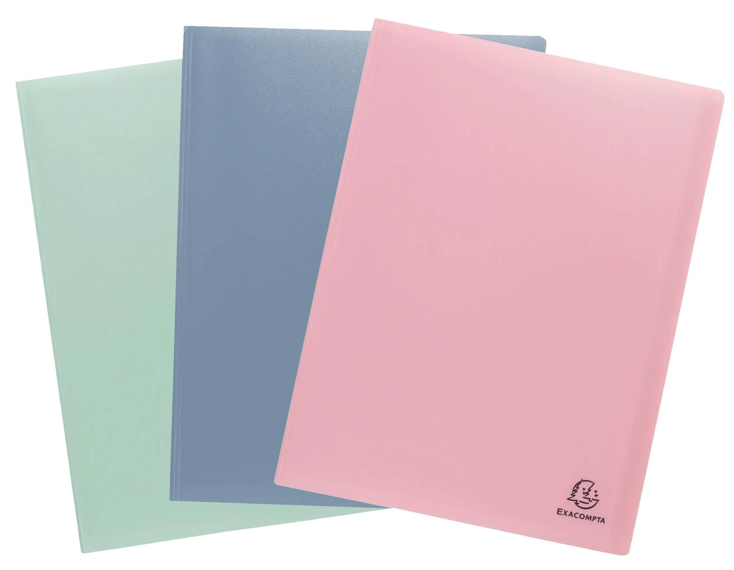 Exacompta 88539E 12x AutentiK Sichtmappe A4 50Hüllen RC PP