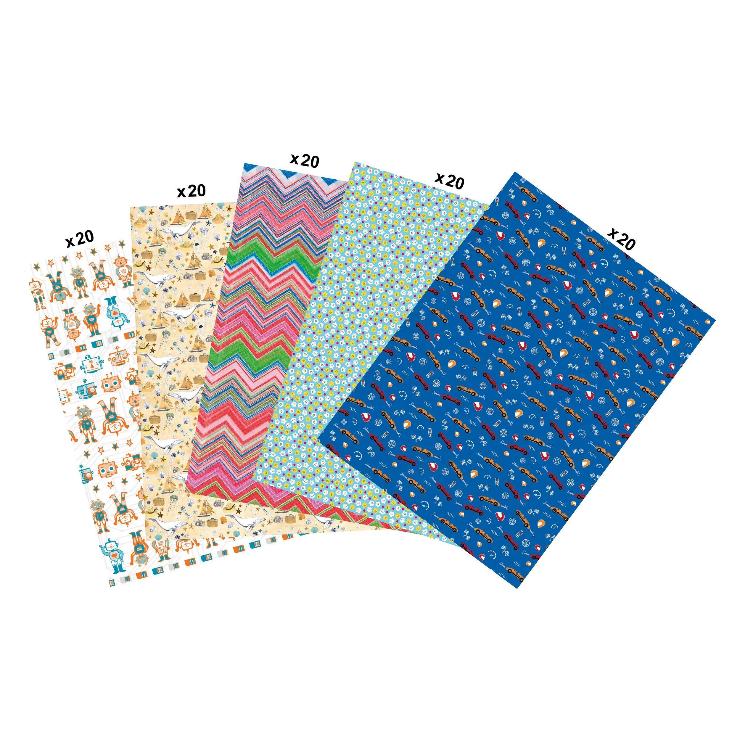 Décopatch Großpackung mit 100 Blatt -Papier (30x40cm) Sortierung Kinder - MP014C