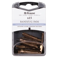 Brause Schachtel mit 15 Bandzugfedern für Linkshänder 158530B Brause Schachtel mit 15 Bandzugfedern für Linkshänder 158530B