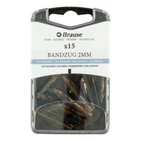 Brause Schachtel mit 15 Bandzugfedern für Linkshänder 158520B Brause Schachtel mit 15 Bandzugfedern für Linkshänder 158520B