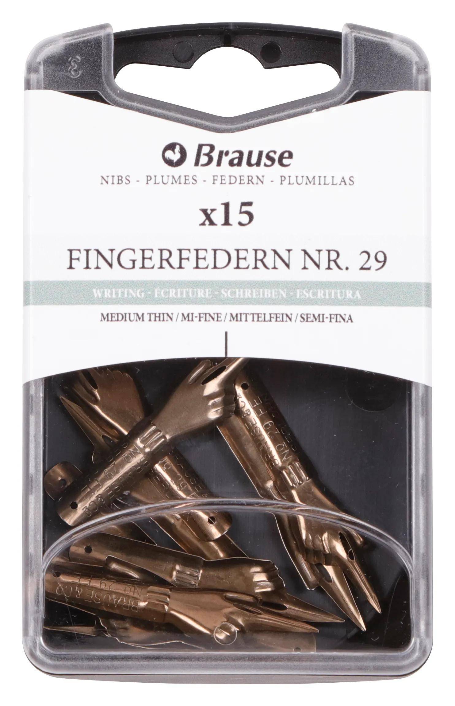 Brause Schachtel mit 15 Indexfedern 150029B