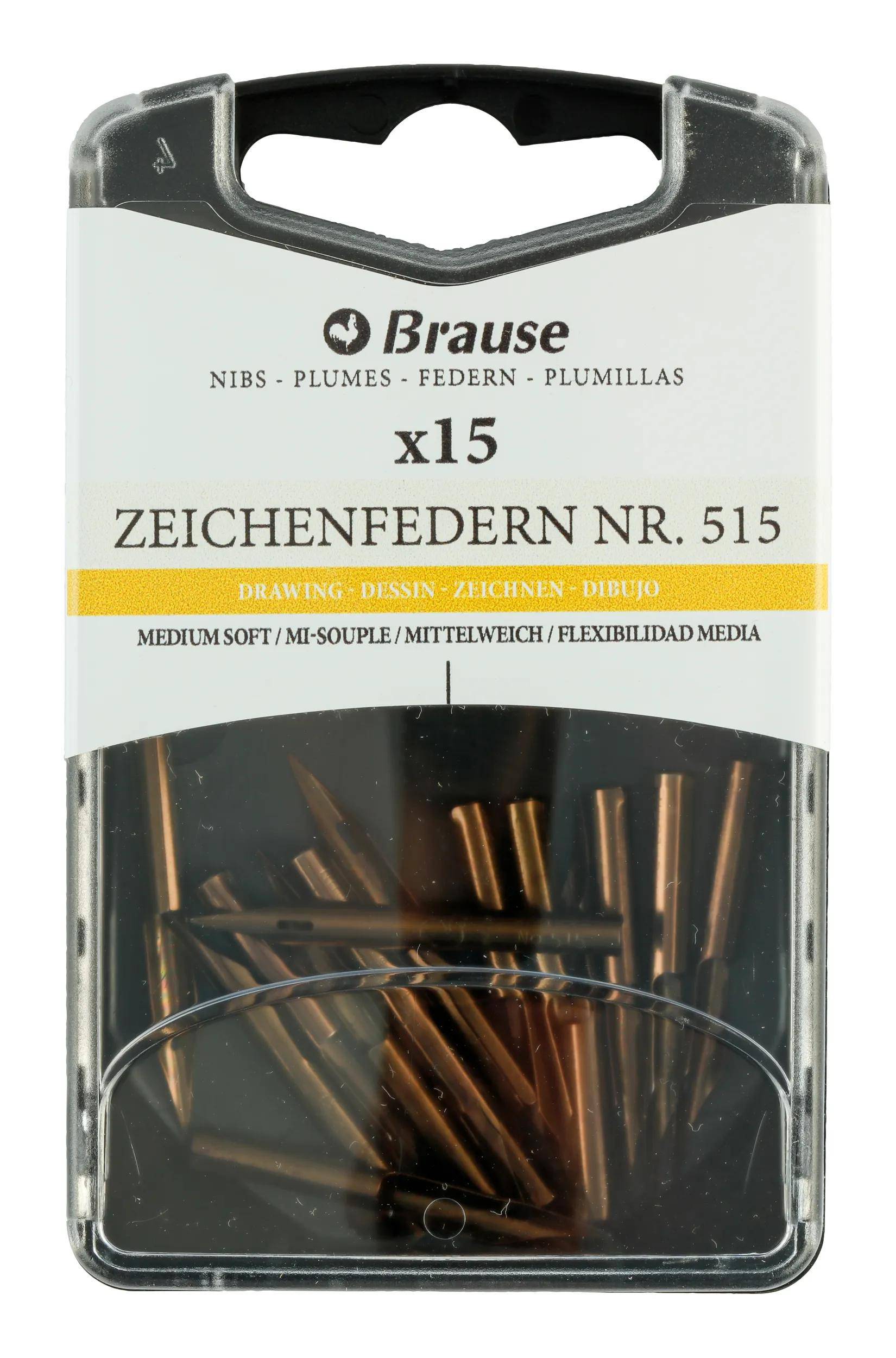 Brause Schachtel mit 15 Rohrfedern (515B) 150515B