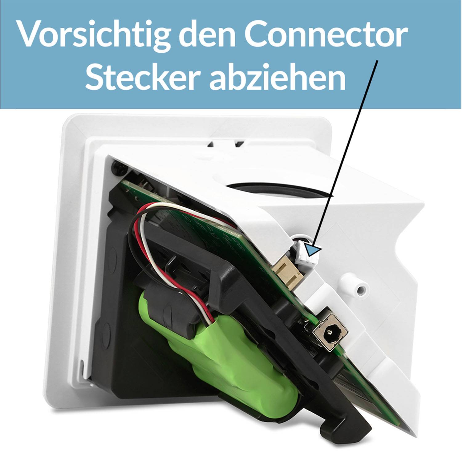 Wicked Chili Pro Series Ersatzakku mit Moosgummi 1x Akku für Toniebox (Gen.1) 50AA5S Extended Ersatz-Akku Batterie für original Tonies Musikbox (Hö