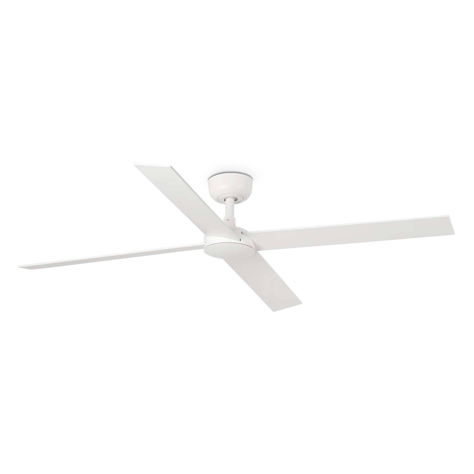 DC Deckenventilator Rudder L-4 Weiß mit Fernbedienung
