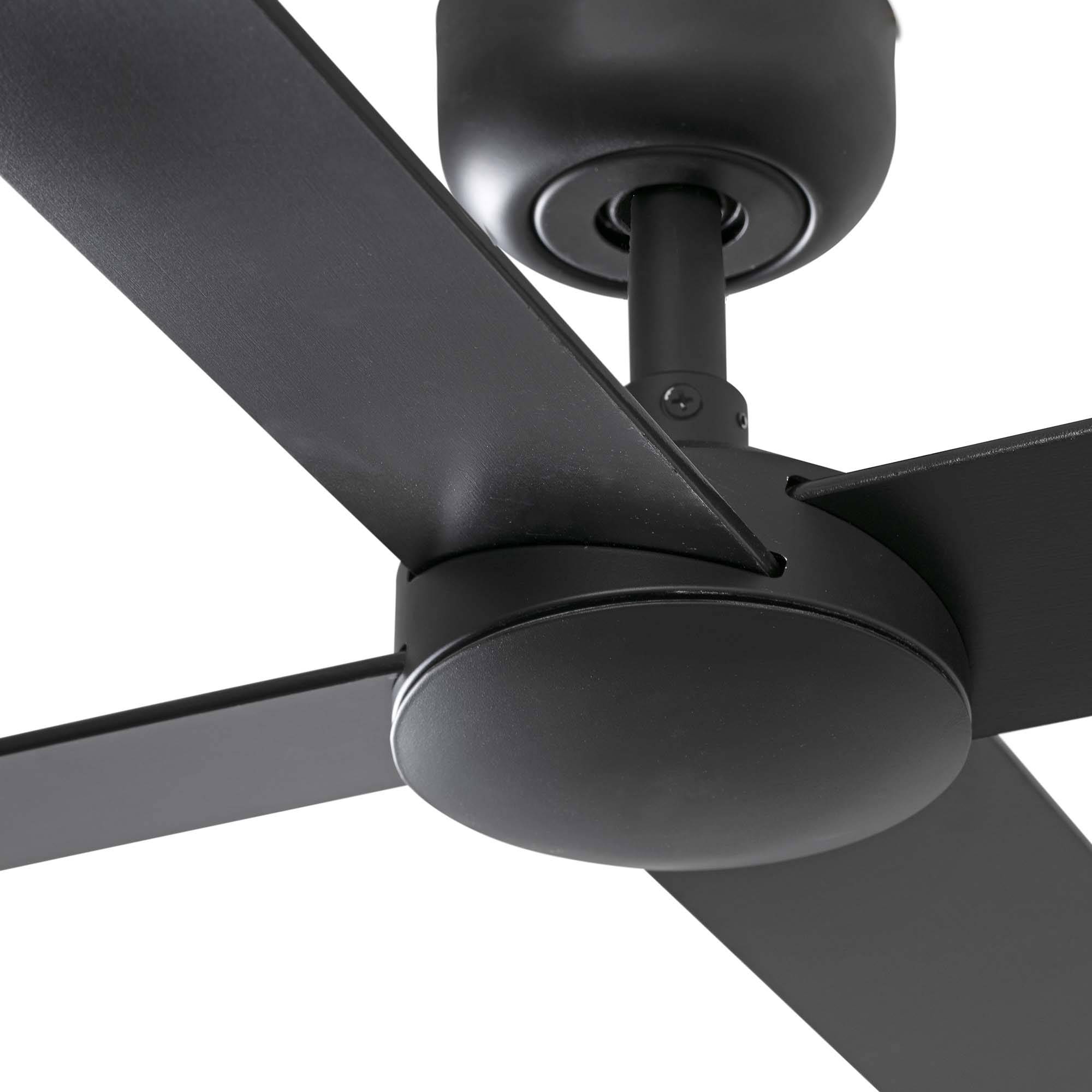 DC Deckenventilator Rudder L-4 Schwarz