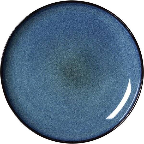 Speiseteller bali - Ø 27,5 cm Keramik blau 6 Stück.
