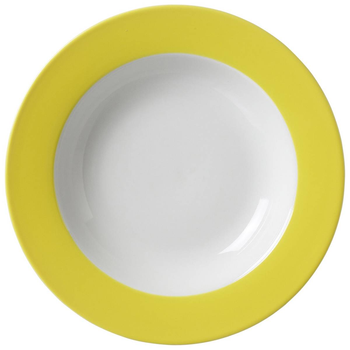 Ritzenhoff und Breker Doppio gelb Suppenteller tief 22 cm