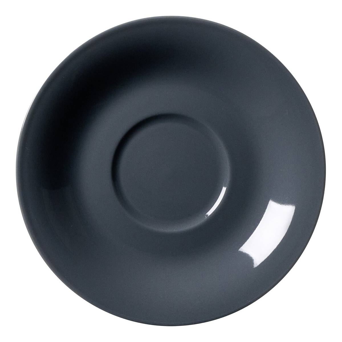 Ritzenhoff und Breker Doppio anthrazit Jumbo Untertasse 17 cm