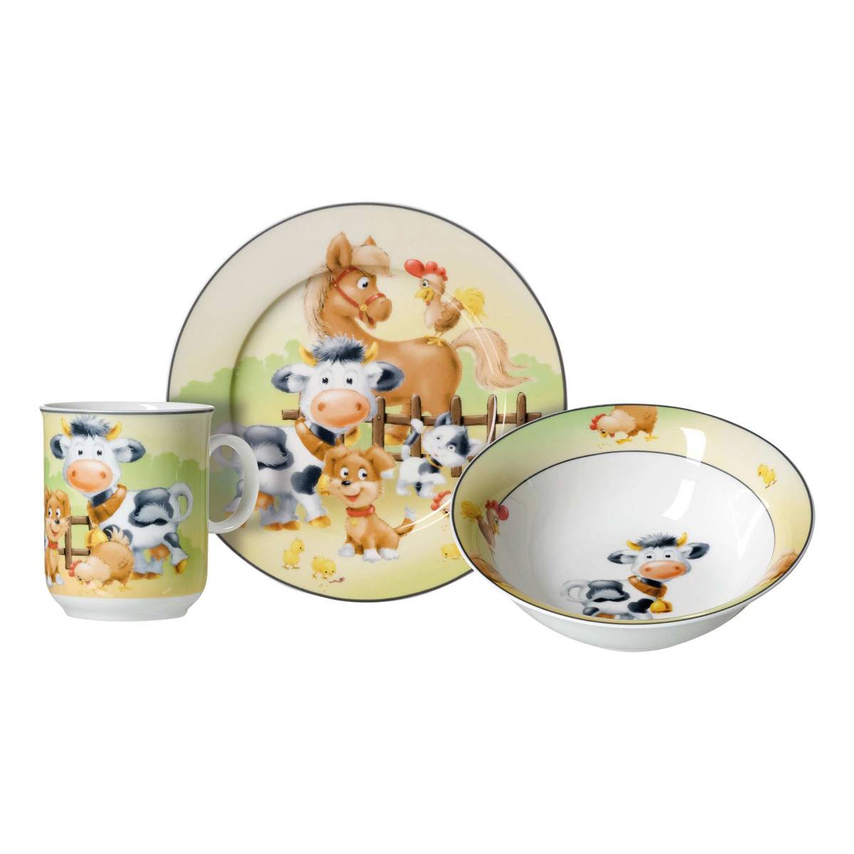 Ritzenhoff und Breker Hoftiere Kinderset 3tlg.