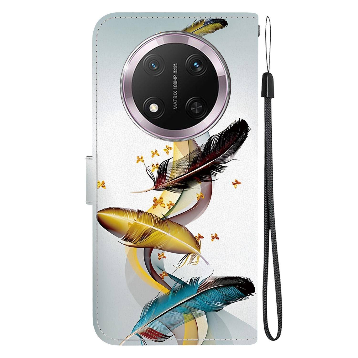 Für Honor Magic 7 Lite / X9c Kunstleder Motiv Design Book Wallet Tasche Hülle