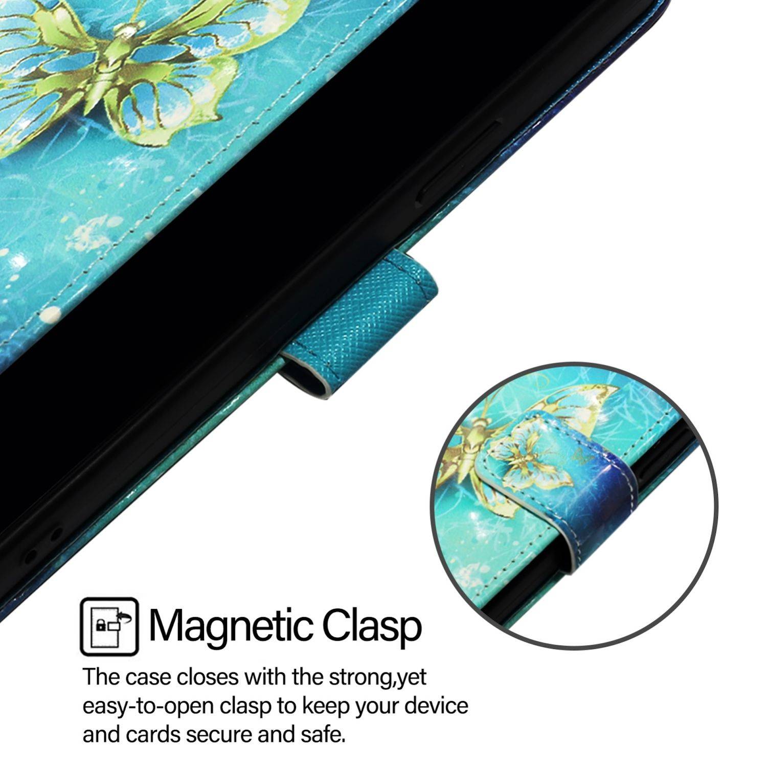 Für Honor Magic 7 Lite / X9c Kunstleder Motiv Design Book Wallet Tasche Hülle