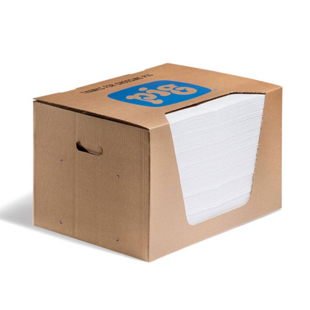 PIG® Oil-Only Matte - Light-Weight - 38 x 51 cm - absorbiert 83,6 l/VE - VE 200 Matten - Preis per VE