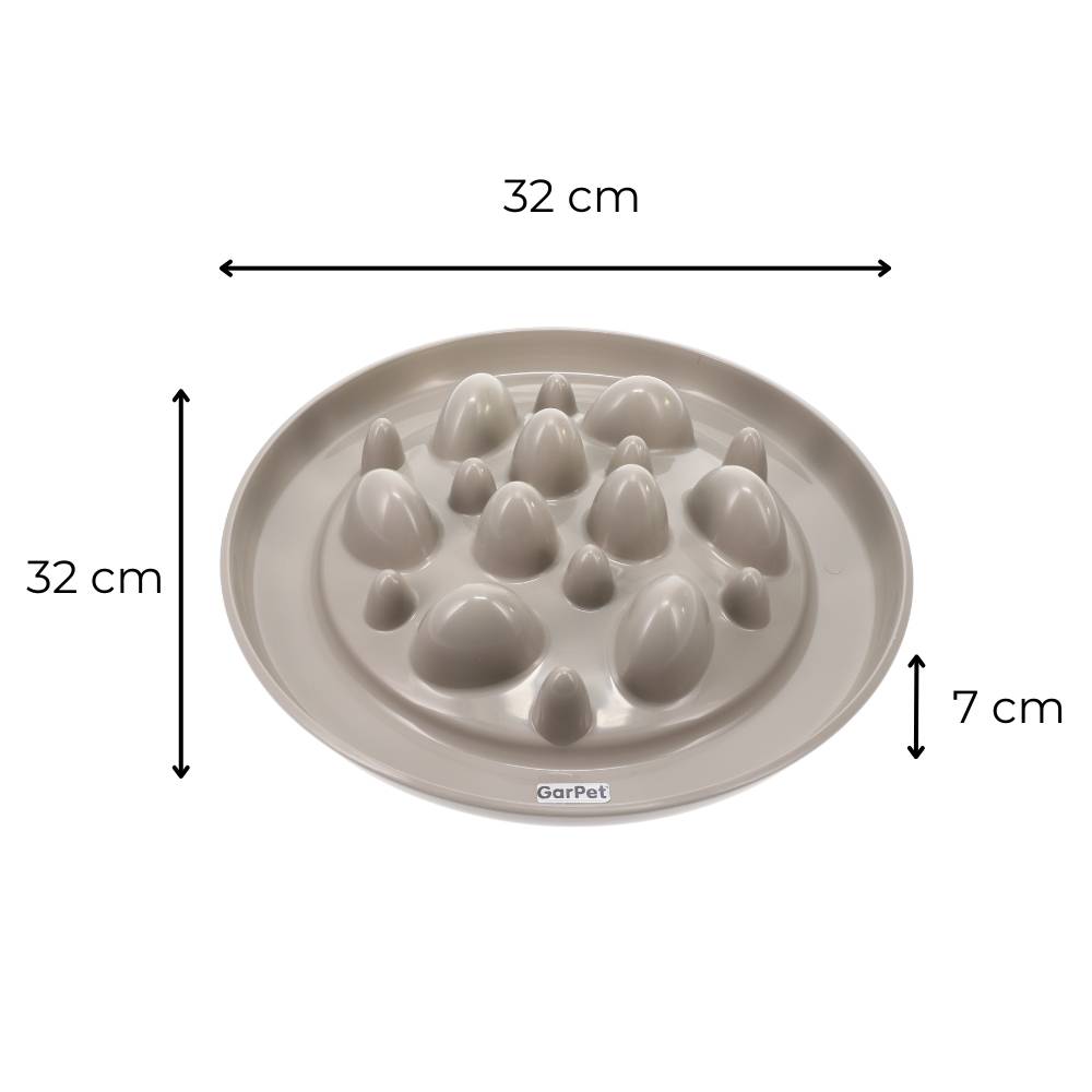 Anti Schling Napf Fressnapf langsam fressen gegen schlingen Antischlingnapf Hunde Katzen langsame Fütterung