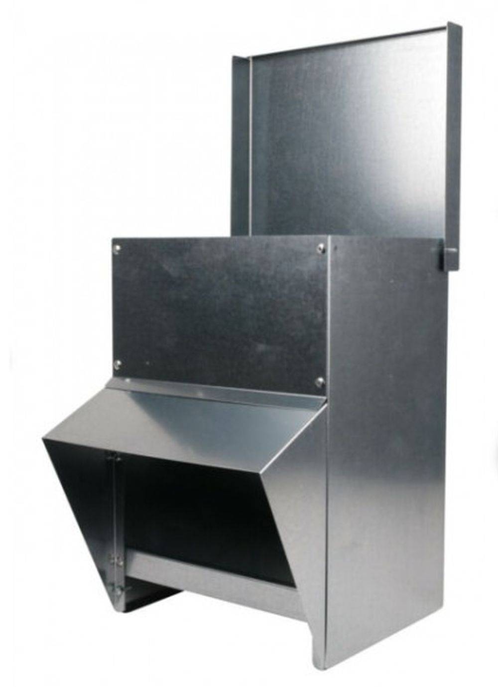 Futterautomat 8 Kg Futter Spender Trog Kaninchen Hase Geflügel Futternapf Deckel