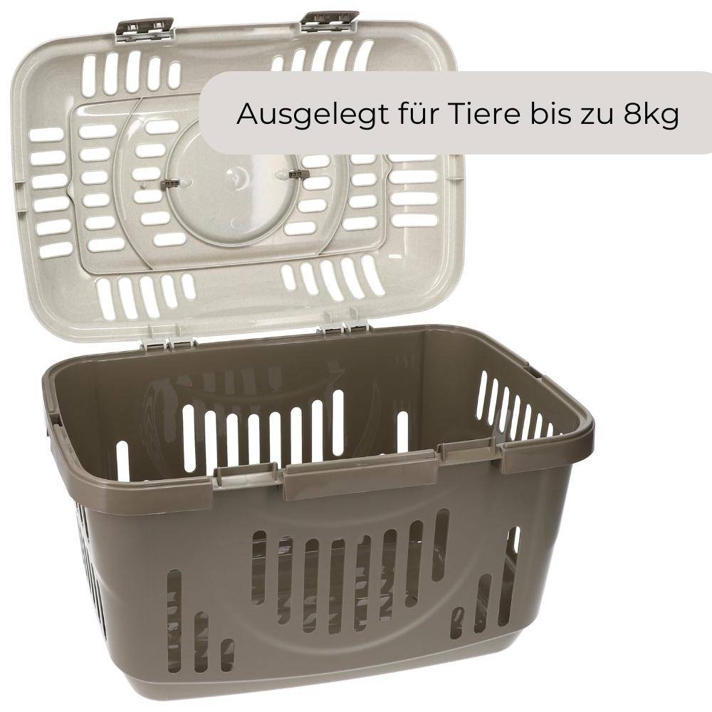 Transportbox Oben Öffnen Hunde Katzen Kleintier Transport Box Katzenbox Hundebox Open Top Stressfrei Dachöffnung