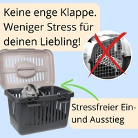 Transportbox Oben Öffnen Hunde Katzen Kleintier Transport Box Katzenbox Hundebox Open Top Stressfrei Dachöffnung Transportbox Oben Öffnen Hunde Katzen Kleintier Transport Box Katzenbox Hundebox Open Top Stressfrei Dachöffnung