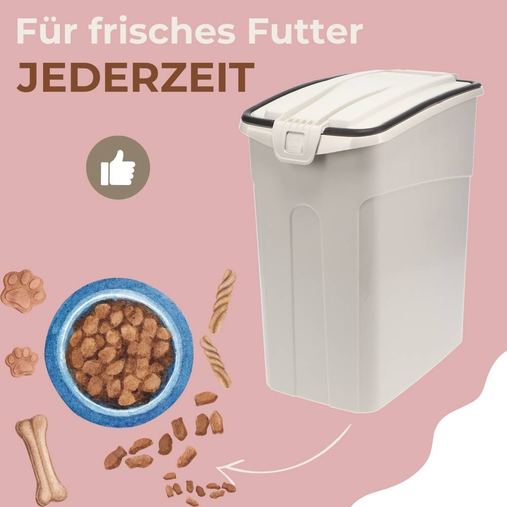 Futtertonne Luftdicht mit Deckel Futtertonne Pferd Hund Hundefutter Aufbewahrung Hundefutter Box Trockenfutter Aufbewahrung Futterbox Hund 54 L