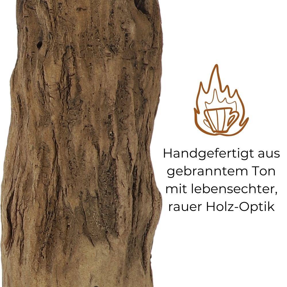 Aquarium Deko Höhle Röhre Reptilien Wurzel Ast Holz Ablaichhöhle Ablaichröhre Fisch Krebs Wels Laichröhre Tonröhre Laichhöhle