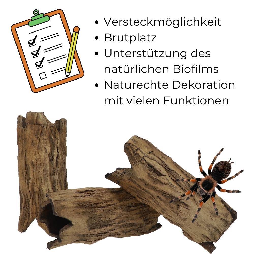 Aquarium Deko Höhle Röhre Reptilien Wurzel Ast Holz Ablaichhöhle Ablaichröhre Fisch Krebs Wels Laichröhre Tonröhre Laichhöhle