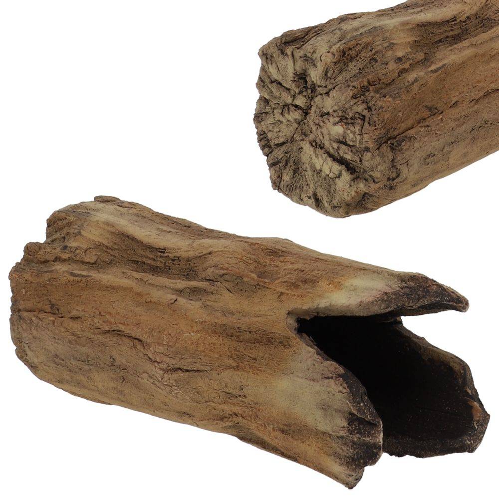 Aquarium Deko Baumstamm Höhle Röhre Aquariendeko Ablaichhöhle Fisch Krebs Wels Tonröhre Laichhöhle