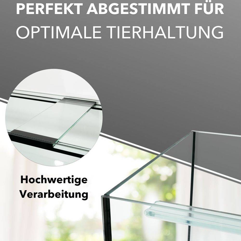 Aquarium Becken rechteckig standard Größen Glas Aquariumbecken Garnelenaquarium Mini Aquarium Salzwasseraquarium Nanobecken 30x20x20