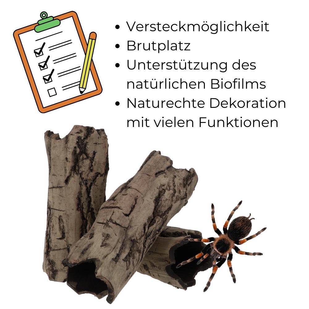 Aquarium Deko Höhle Röhre Reptilien Wurzel Ast Holz Ablaichhöhle Ablaichröhre Fisch Krebs Wels Laichröhre Tonröhre Laichhöhle