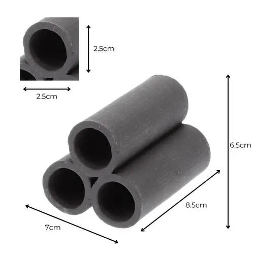 Aquariendeko Pyramide 3er XL Garnelenröhre Aquarium Deko Garnelen Garnelenhöhle Krebshöhle Welsröhre Laichröhre Keramik Ton Schwarz Aquariendeko Pyramide 3er XL Garnelenröhre Aquarium Deko Garnelen Garnelenhöhle Krebshöhle Welsröhre Laichröhre Keramik Ton Schwarz