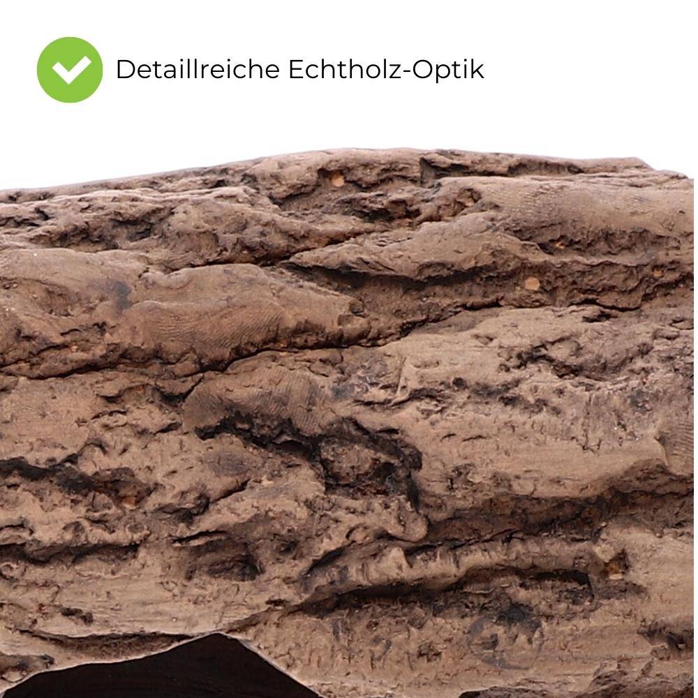 Aquarium Terrarium Deko XL Keramik Höhle Röhre Reptilien Dekoration Wurzel Ablaichhöhle Fisch Tonröhre Laichröhre Versteckplatz