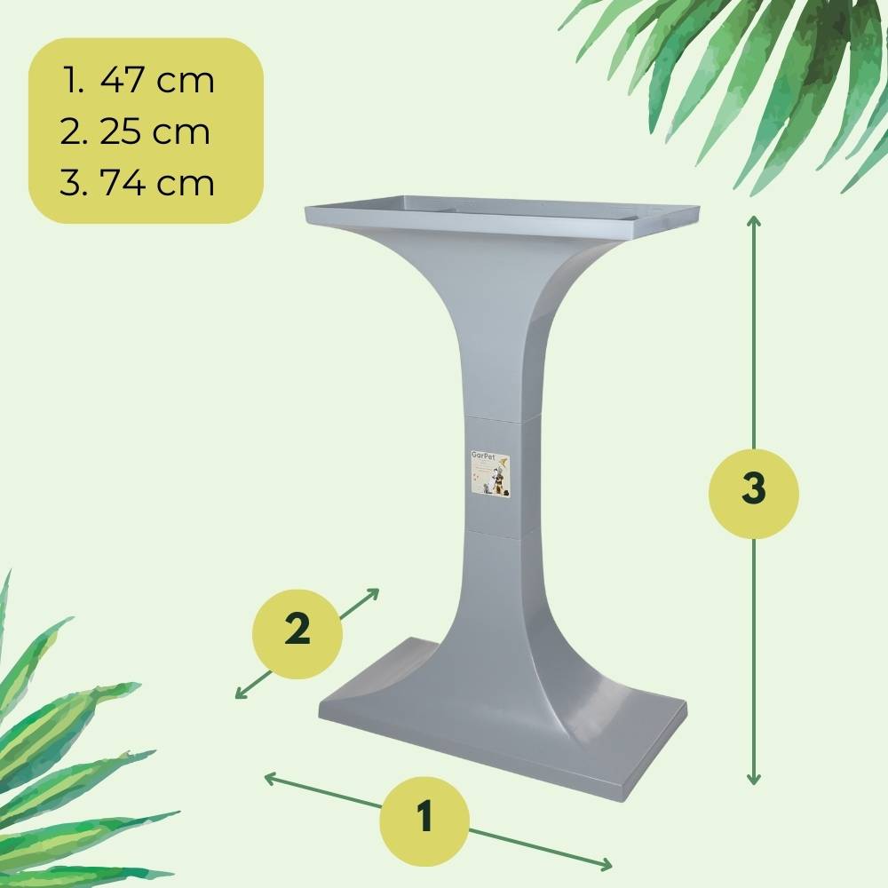 Käfigständer Vogelkäfig Ständer Tisch Vögel Nager Käfighalter Vogelkäfigständer GP260 grau